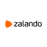 Ein Logo mit dem Wort Zalando darauf und einer Umsatzsteuer-Registrierung.