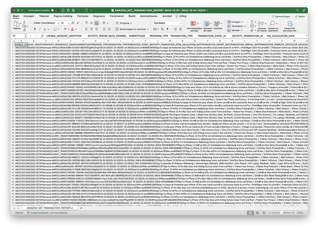 Een screenshot van een Microsoft Word-document met een grote hoeveelheid tekst.